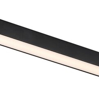 LED релсово осветление – 16W, топло бяло 3000K, черен алуминий