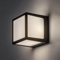 Модерен квадратен LED аплик Rennes 10W – антрацитно външно осветление с естествена светлина