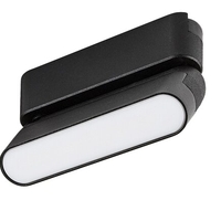 LED релсово осветление – 6W, топло бяло 3000K, черен алуминий