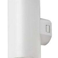 Външен LED аплик Urfa 18W в бял цвят – мощно и регулируемо фасадно осветление