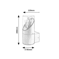 Модерен външен аплик Novigrad – алуминий, черен, E27, IP54 защита