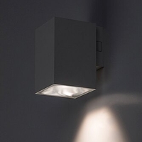 Външен LED аплик Urfa 9W в бял цвят – регулируема светлина за модерни фасади