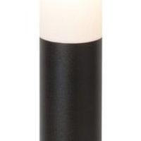 Модерен външен стълб Black Torch E27 – елегантно осветление за градина с IP44 защита