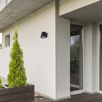 Модерен външен аплик Mandal – стилна алуминиева визия с GU10 осветление