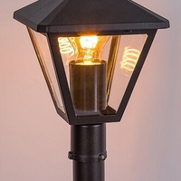 Класически градински стълб Paravento E27 – елегантно външно осветление с IP44 защита