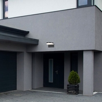 Модерен външен LED аплик Batida 9W с регулируема светлина – стилно фасадно осветление