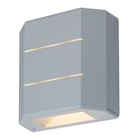 Стилен бял квадратен LED аплик Lippa – компактно фасадно осветление 6W