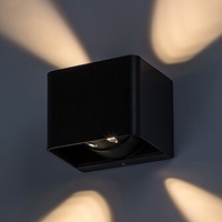 Компактен LED фасаден аплик Hallstatt 10W – стилен антрацит и топла светлина