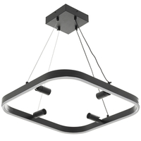 LED висящ полилей 83Wсъс смарт управление, черен,8300lm, 3000-6000k,3014BK/60T