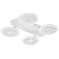 LED полилей 84W – бял цвят, Smart управление и регулируема светлина (2700K–6800K)