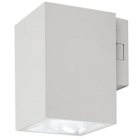 Външен LED аплик Urfa 9W в бял цвят – регулируема светлина за модерни фасади