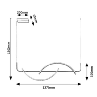 LED висящ полилеи 35W, 3000K J