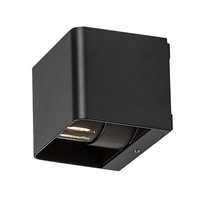 Компактен LED фасаден аплик Hallstatt 10W – стилен антрацит и топла светлина