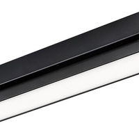 LED релсово осветление – 12W, естествено бяло 4000K, черен алуминий