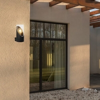 Модерен външен аплик Novigrad – алуминий, черен, E27, IP54 защита