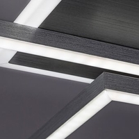 Смарт LED плафон 40W, 4500 lm, променлива светлина 2700–6500K, димируем, с дистанционно, модерна визия и Wi-Fi