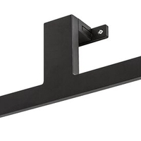 LED осветително тяло за баня 6W, IP44, 4000K, черно