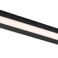 Смарт LED релсово осветление – 13W, регулируема цветна температура 2700–5500K, Wi-Fi, черен алуминий