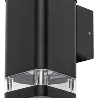 Модерен външен аплик Sintra в мат-черно и IP44 защита