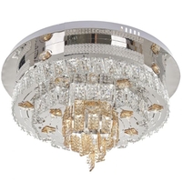 Кристален LED полилей хром с дистанционно