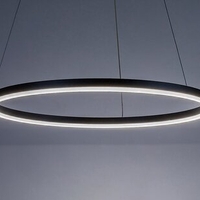 Модерен висящ LED осветител 35W, регулируема цветна температура