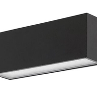 Елегантен черен LED аплик Mataro 10W – модерно фасадно осветление с естествена светлина