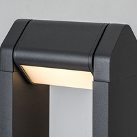 Модерен външен градински LED стълб Medna 8W с топло бяла светлина