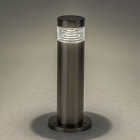 Модерен външен стълб Lisbon LED 7W – елегантно градинско осветление от неръждаема стомана, IP54