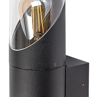 Модерен външен аплик Novigrad – алуминий, черен, E27, IP54 защита