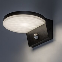 Интелигентен фасаден LED аплик Batida 9W с регулируема светлина и PIR сензор