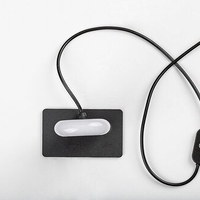 Модерна LED настолна лампа 15W с димиране и регулиране на цветната температура – черна