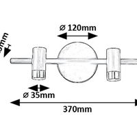 LED спот осветително тяло с естествена бяла светлина