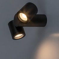 Външен подвижен двоен аплик Enol GU10 с IP44 защита