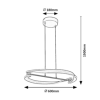 LED висящ Полилеи 40W