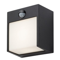 Умен външен LED аплик Balimo 12W с PIR сензор – модерно фасадно осветление