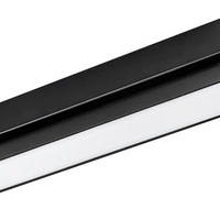 LED релсово осветление – 12W, топло бяло 3000K, черен алуминий