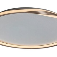 Модерен LED плафон 40W – златен топла светлина 3000K