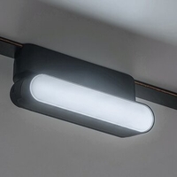 Смарт LED релсово осветление – 4W, регулируема цветна температура 2700–5500K, Wi-Fi, черен алуминий