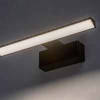 LED осветително тяло за баня 6W, IP44, 4000K, черно