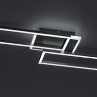 Смарт LED плафон 40W, 4500 lm, променлива светлина 2700–6500K, димируем, с дистанционно, модерна визия и Wi-Fi