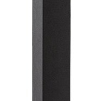 Елегантен външен градински стълб Loanda E27 – модерно осветление с кафяв прозиращ абажур и IP44 защита