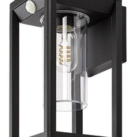 Външен аплик Zernest E27 със сензор – модерно фасадно осветление с IP54 защита