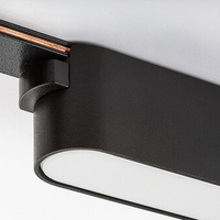 LED релсово осветление – 16W, топло бяло 3000K, черен алуминий