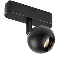 Смарт LED релсов спот – 5W регулируема цветна температура 2700–5500K, Wi-Fi управление, стилен черен алуминий