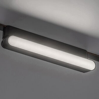 Смарт LED релсово осветление – 7W, регулируема цветна температура 2700–5500K, Wi-Fi, черен алуминий