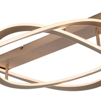 Модерен LED плафон 72W в матирано злато