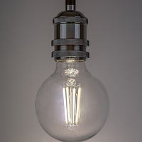 LED филаментна крушка G95 – E27, 7W, 4000K, неутрално бяло