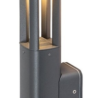 Модерна външна стенна LED лампа – 7W, 3000K, IP54, антрацит