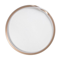 Модерен LED плафон 40W – златен топла светлина 3000K