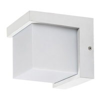 Модерен бял LED аплик Andelle 10W – стилно външно осветление с топла светлина